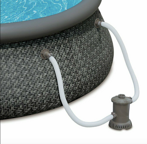 Luxury 12’ x 36” Inflatable Above Ground Swimming Pool with Pump