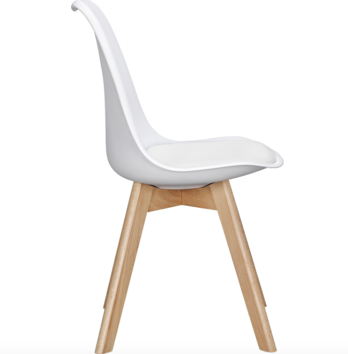 Dining Chairs Side Shell Chair for Living Room Kitchen Lounge, Set of 4