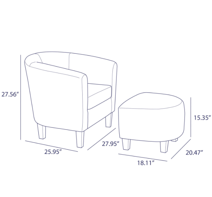 French Print Accent Chair for Living Room Dinning Room Entryway Morning room