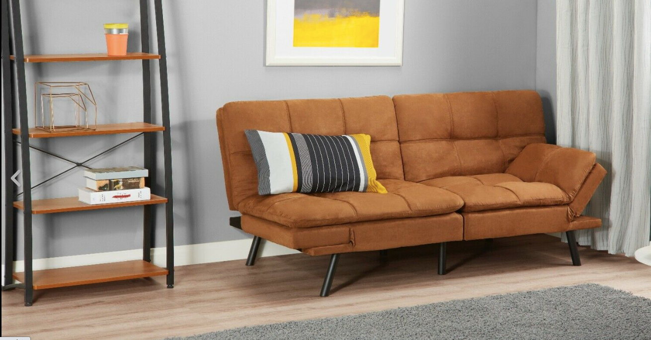 Convertible Foldable Loveseat with Memory Foam