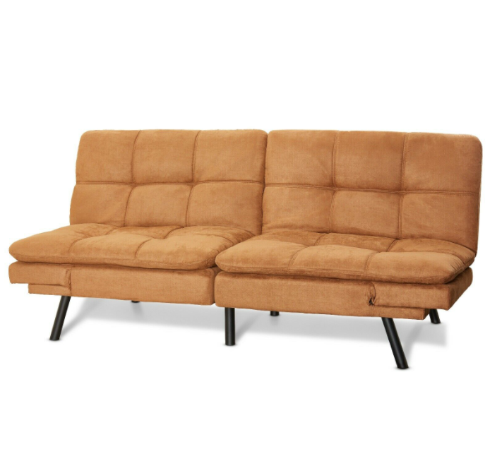 Convertible Foldable Loveseat with Memory Foam