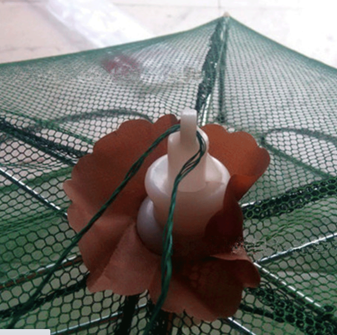 Fishing Bait Trap Crab Net Crawdad Shrimp Cast Dip Cage Fish Minnow Foldable
