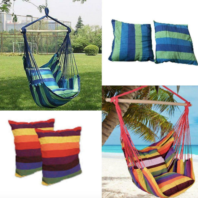 10ft Double Hammock Stand Patio Outdoor Portable with Carrying Bag