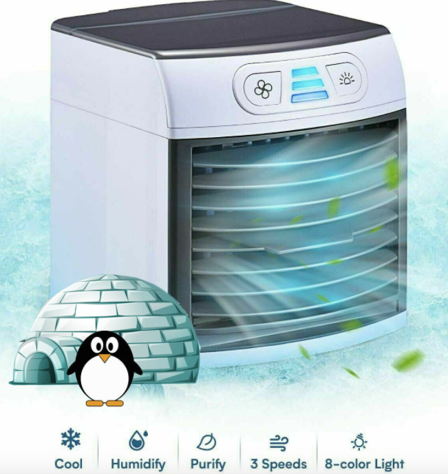 Portable Air Conditioner Unit Bedroom Living Room Dining Room Fan