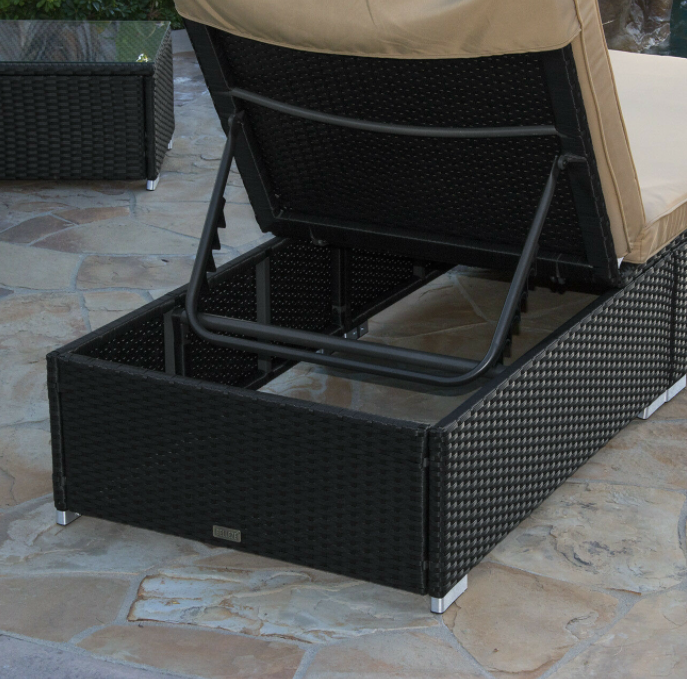 Adjustable Pool Chaise Lounge Chair Outdoor Patio Furniture