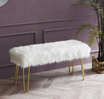 Luxurious Modern Rectangular Footrest Ottoman