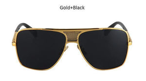 Aviator Oversized Square Men Vintage Sunglasses