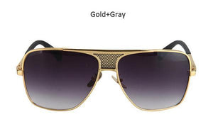 Aviator Oversized Square Men Vintage Sunglasses