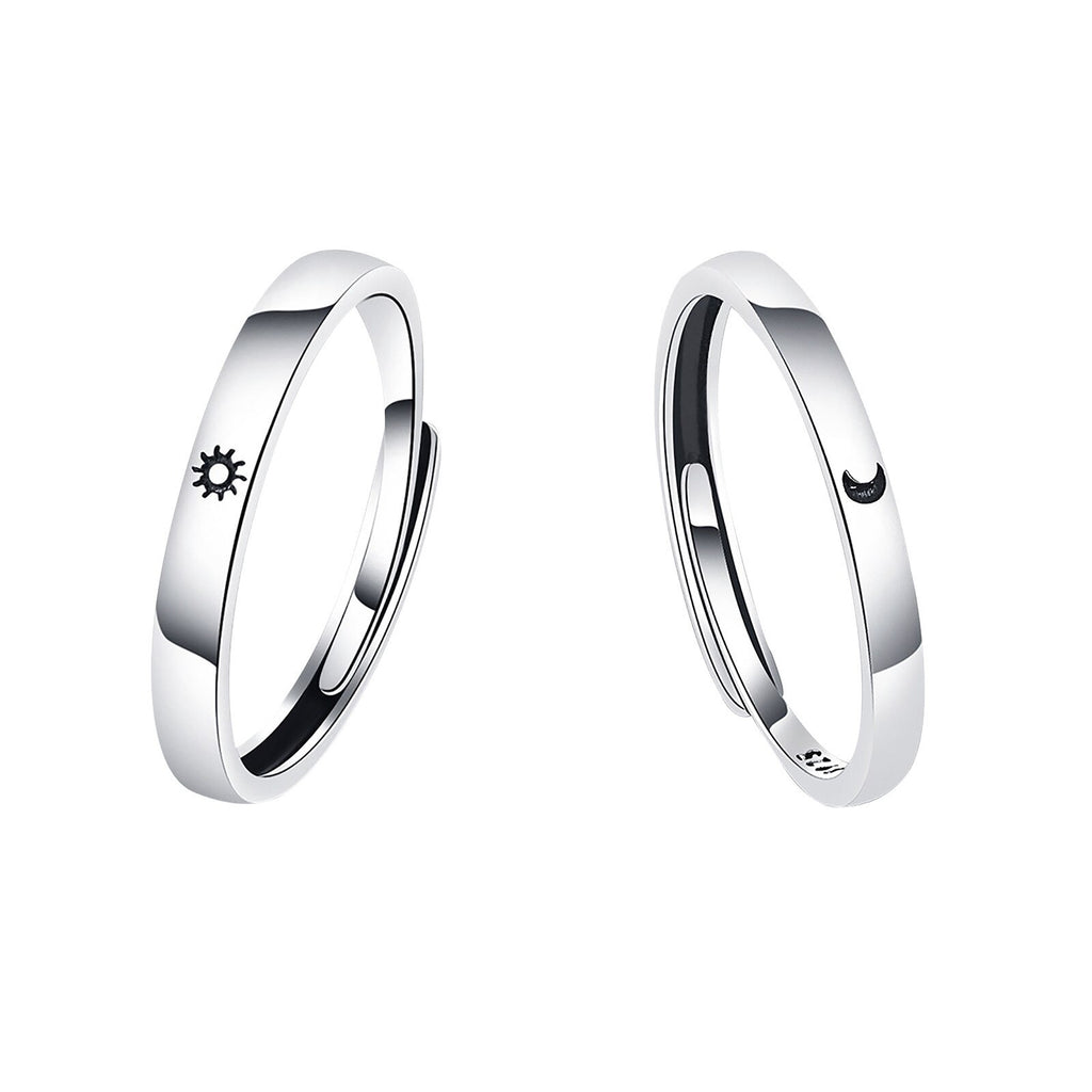 You Are My Sun & Moon Ring Set Plated Couples Promise Rings Vintage Ring Simple Metal Ring As A Valentine's Day Gift