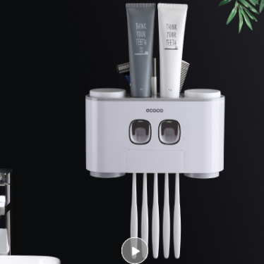 Toothbrush &Toothpaste Holder