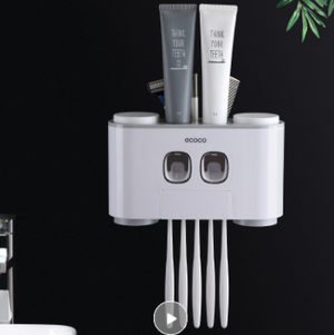 Toothbrush &Toothpaste Holder