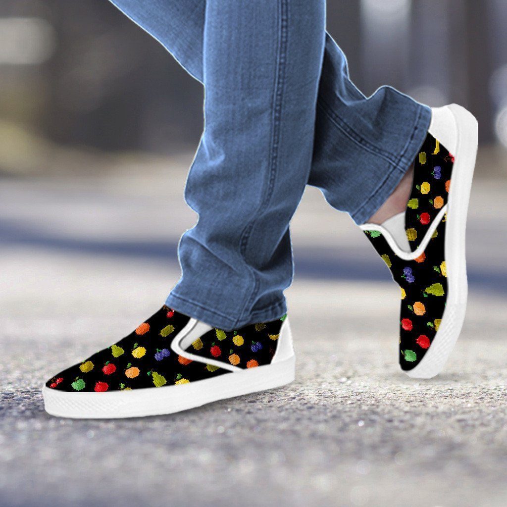 Bitmap Fruit Slip Ons