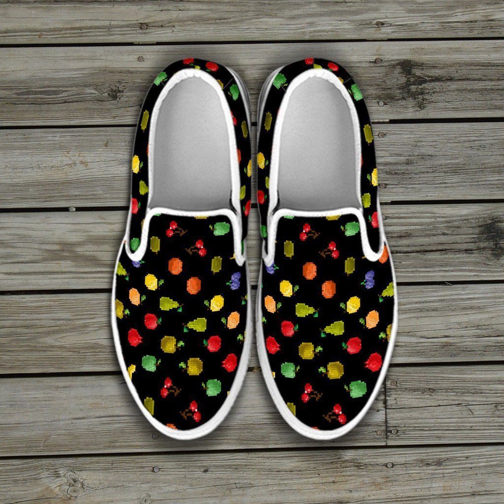 Bitmap Fruit Slip Ons
