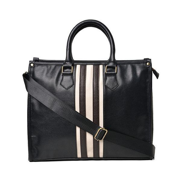 British Classic Style Business Men Briefcase With Shoulder Strap