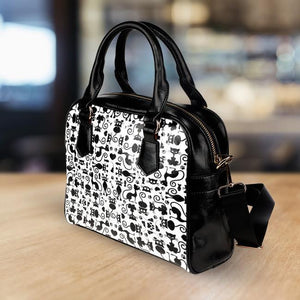 Cats White Handbag