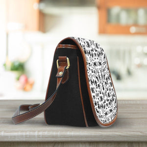 Cats White Saddle Bag
