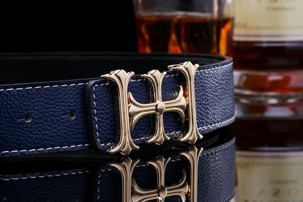 Classic Cross Buckle Men Belt