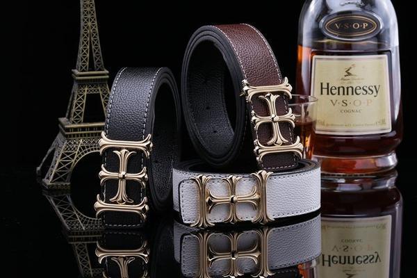 Classic Cross Buckle Men Belt