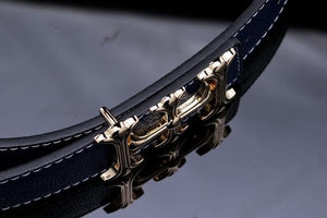 Classic Cross Buckle Men Belt