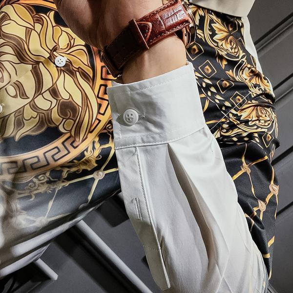 Dandy Style Men Slim Fit Printed Shirts
