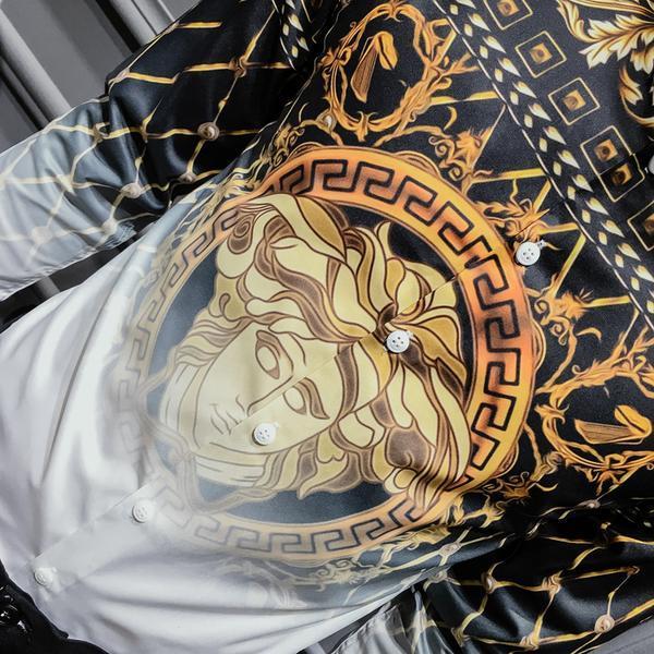 Dandy Style Men Slim Fit Printed Shirts