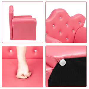 Children Sofa PVC Leather Princess Sofa Mini Sofa XH