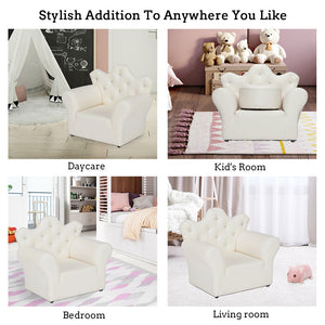 Children Sofa PVC Leather Princess Sofa Mini Sofa XH