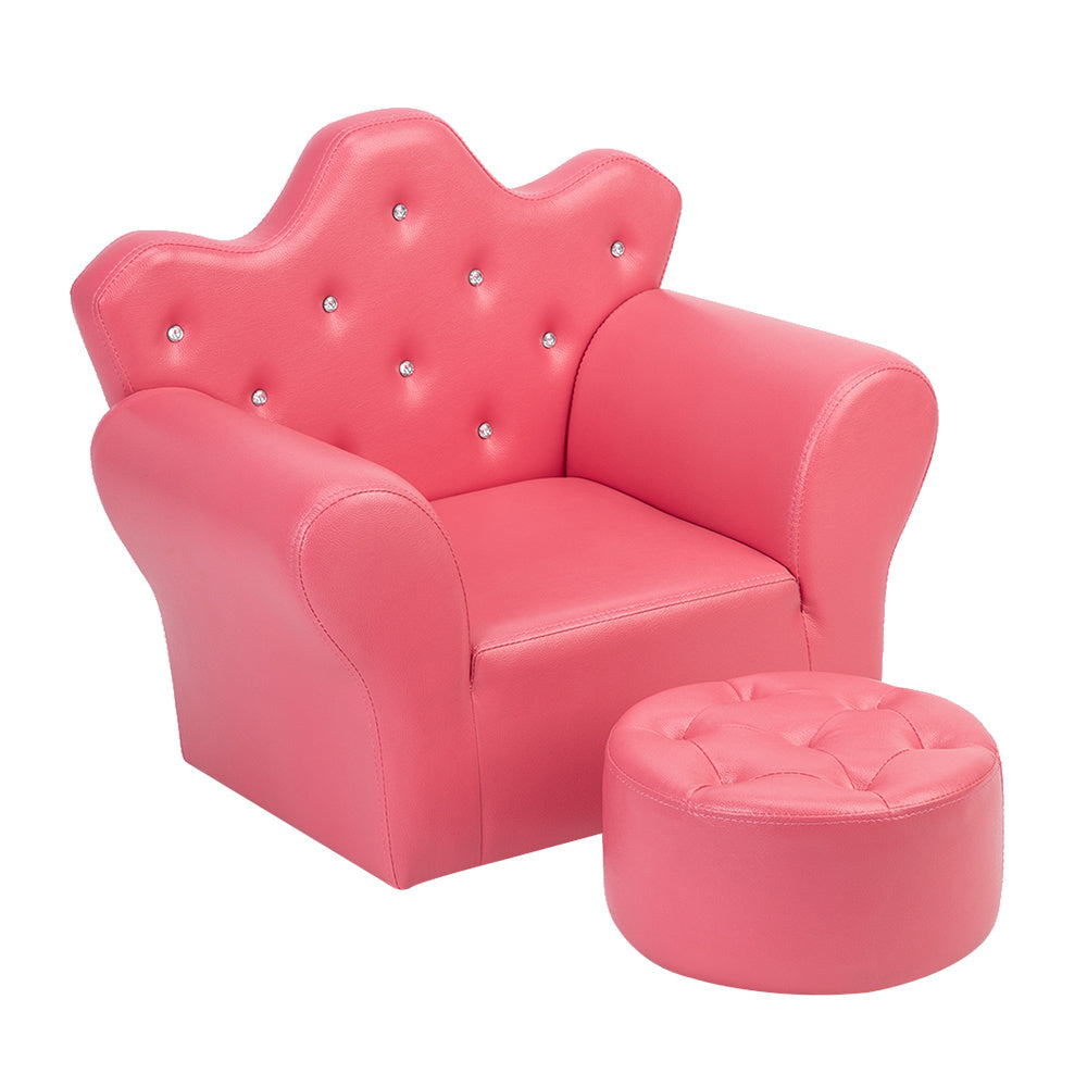 Children Sofa PVC Leather Princess Sofa Mini Sofa XH