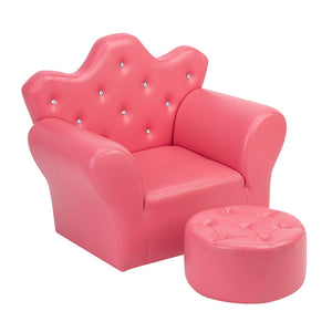 Children Sofa PVC Leather Princess Sofa Mini Sofa XH
