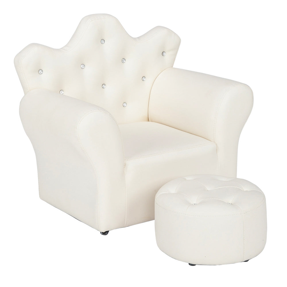 Children Sofa PVC Leather Princess Sofa Mini Sofa XH