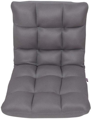 Foldable Gaming Chair Floor Chair, Adjustable 5-Position Chaise Lounge Indoor, Padded Floor Seating Meditation Chair with Back Support, Comfy Chair for Bedroom - Navy Blue