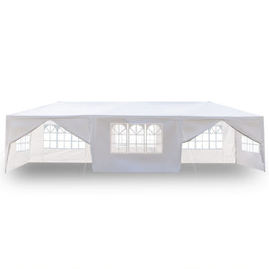 {Discount Promotional Sales}10" x 30" Outdoor Party Wedding Tent Canopy Camping Gazebo Storage BBQ Shelter Pavilion, 8 Removable Sidewalls (3X9M) YJ