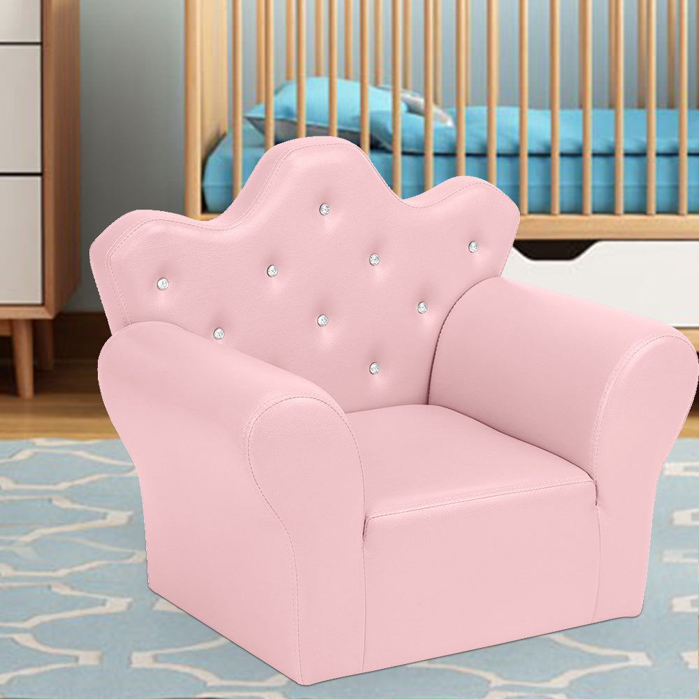 Children Sofa PVC Leather Princess Sofa Mini Sofa XH