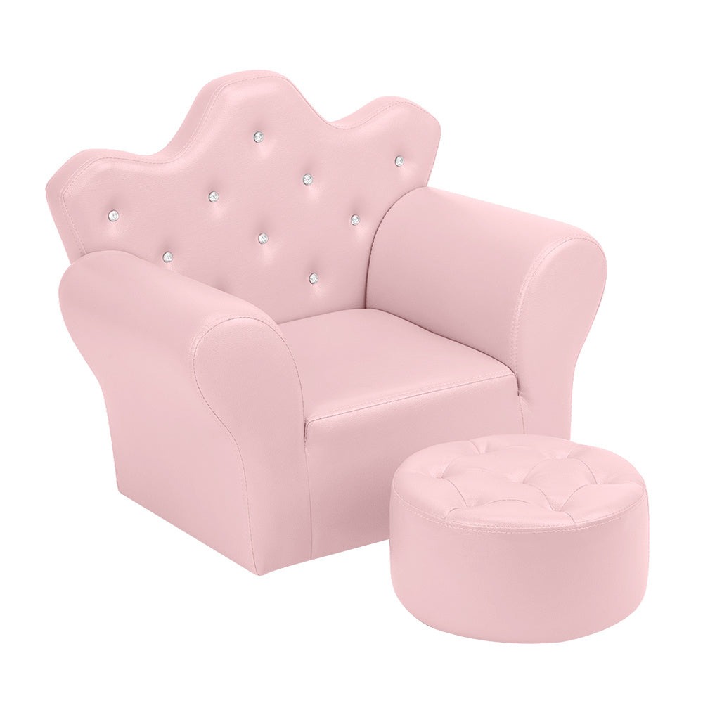 Children Sofa PVC Leather Princess Sofa Mini Sofa XH