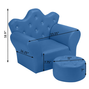 Children Sofa PVC Leather Princess Sofa Mini Sofa XH