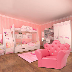 Children Sofa PVC Leather Princess Sofa Mini Sofa XH