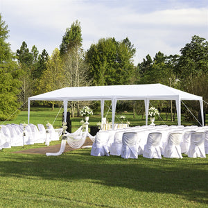 {Discount Promotional Sales}10" x 30" Outdoor Party Wedding Tent Canopy Camping Gazebo Storage BBQ Shelter Pavilion, 8 Removable Sidewalls (3X9M) YJ