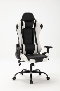 Gaming Chair Office Computer Seating Racing PU Ergonomic Chair Rolling Swivel Adjustable Massage Racer Recliner