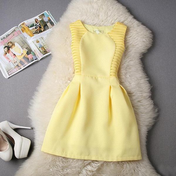 Elegant A-Line Semi Formal Women Sleeveless Dress For Evening Party