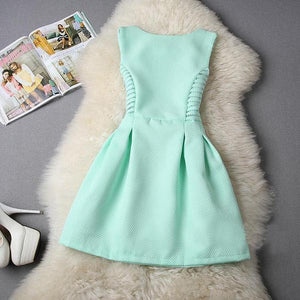 Elegant A-Line Semi Formal Women Sleeveless Dress For Evening Party