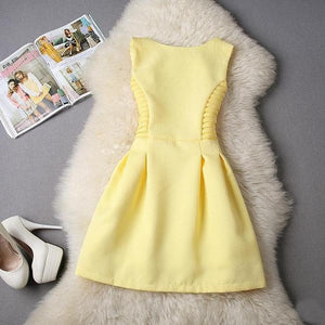 Elegant A-Line Semi Formal Women Sleeveless Dress For Evening Party