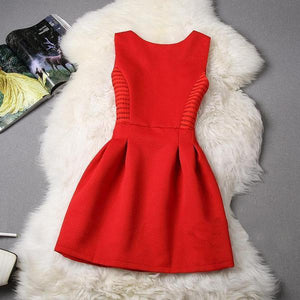 Elegant A-Line Semi Formal Women Sleeveless Dress For Evening Party