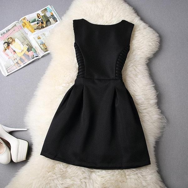 Elegant A-Line Semi Formal Women Sleeveless Dress For Evening Party