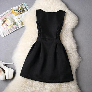 Elegant A-Line Semi Formal Women Sleeveless Dress For Evening Party