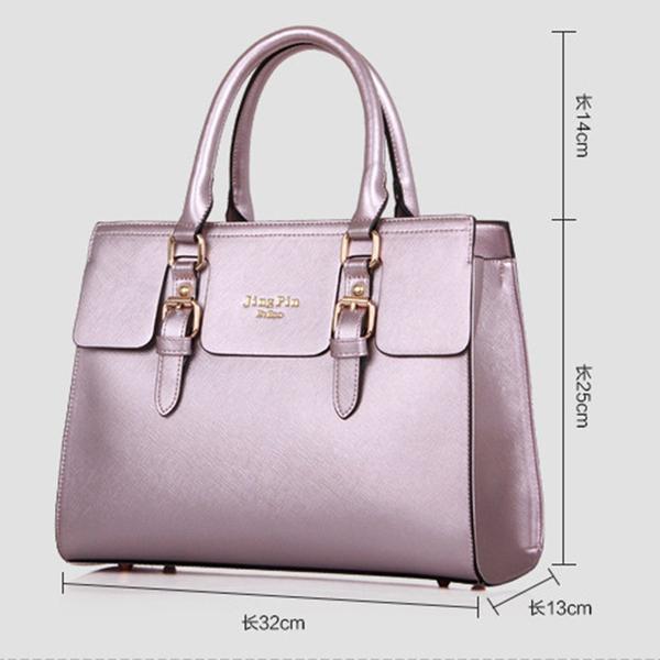 Faux Leather Women Bags Set