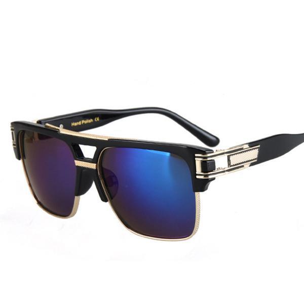Gangsta Big Frame Semi-Rimless Sun Glasses For Men And Women