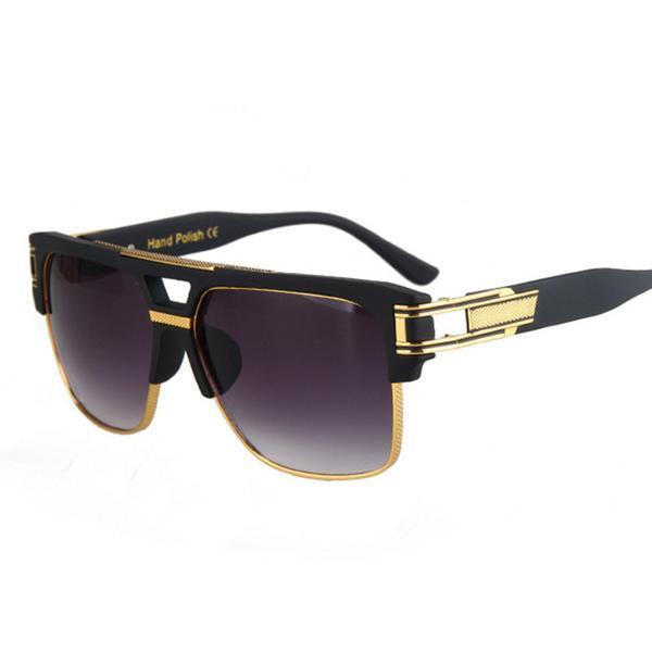 Gangsta Big Frame Semi-Rimless Sun Glasses For Men And Women