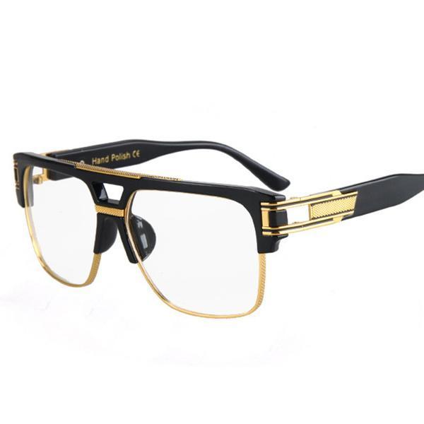 Gangsta Big Frame Semi-Rimless Sun Glasses For Men And Women