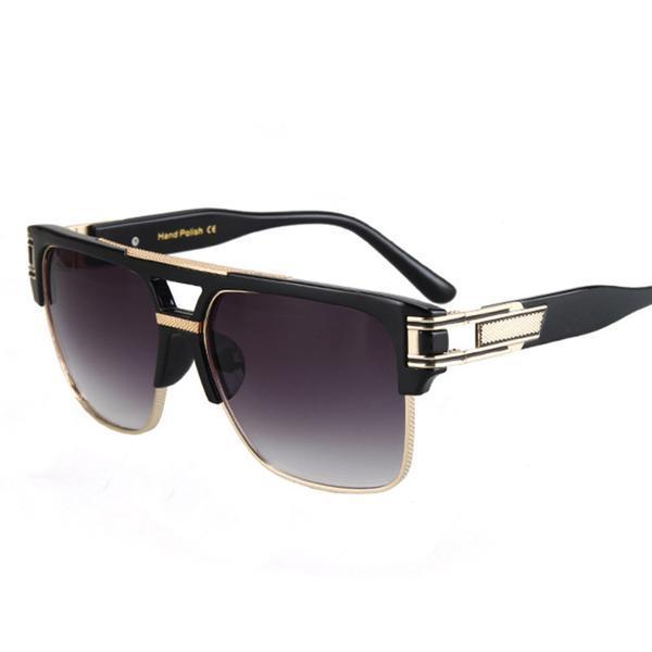 Gangsta Big Frame Semi-Rimless Sun Glasses For Men And Women