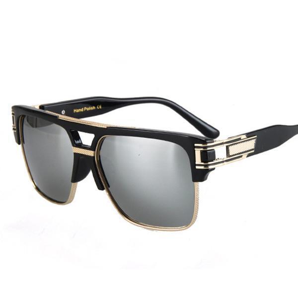 Gangsta Big Frame Semi-Rimless Sun Glasses For Men And Women